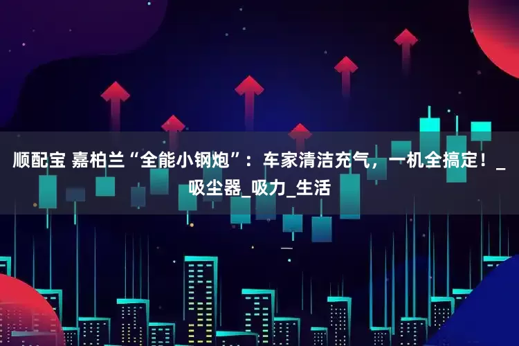 顺配宝 嘉柏兰“全能小钢炮”：车家清洁充气，一机全搞定！_吸尘器_吸力_生活