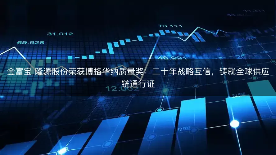 金富宝 隆源股份荣获博格华纳质量奖：二十年战略互信，铸就全球供应链通行证